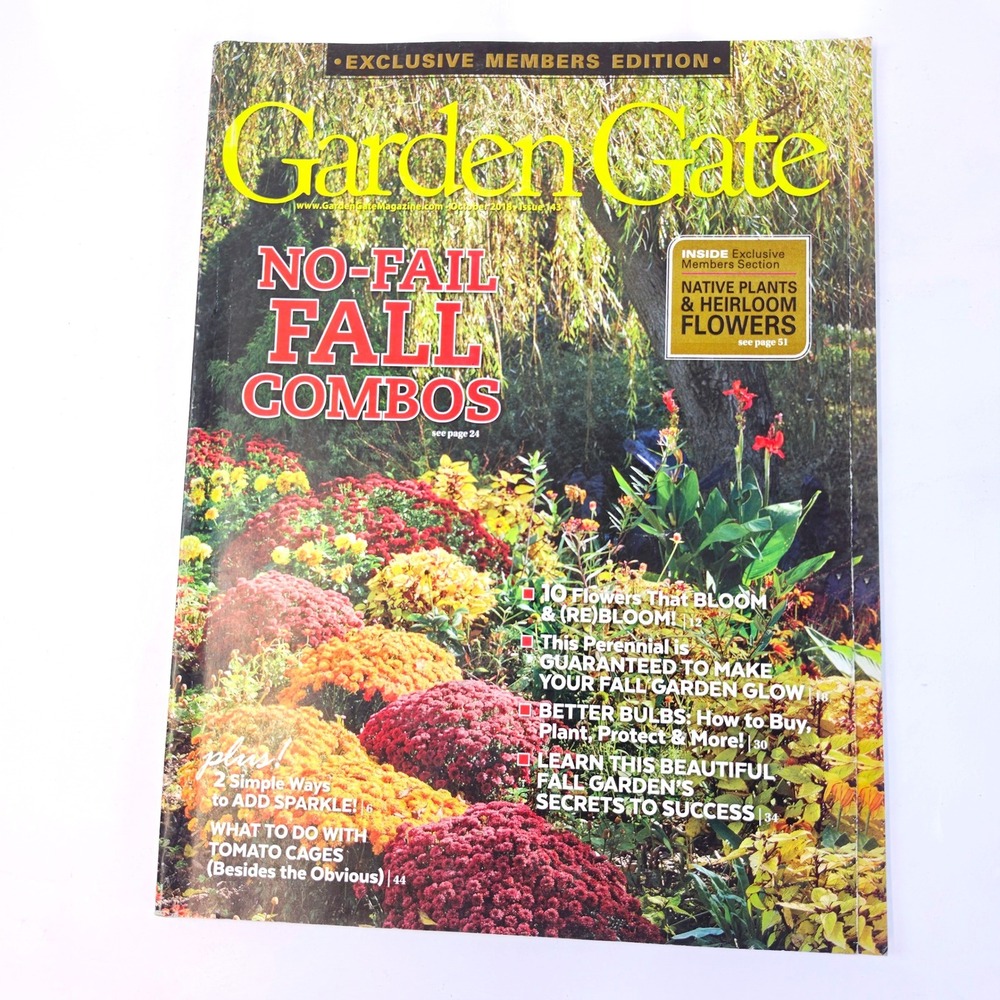 Garden Gate Magazine Issue 143 Fall Combos Exclusive Members Edition Oct 2018